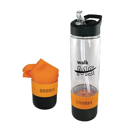 17 Oz. Bottle w/Cooling Towel