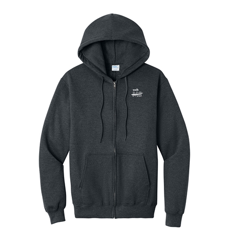 Port & Co Core Fleece Full-Zip Hooded Sweatshirt